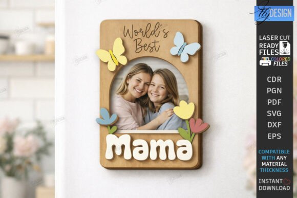 Elegant Laser Cut Frames for Mother's Day Gifts