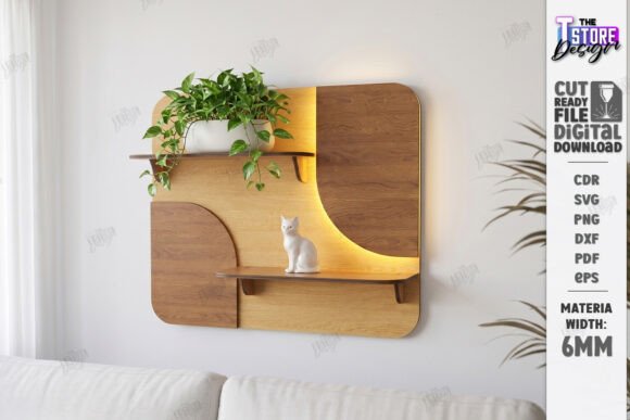 LED Hanging Plant Shelf Laser Cut: A Modern Decor Guide